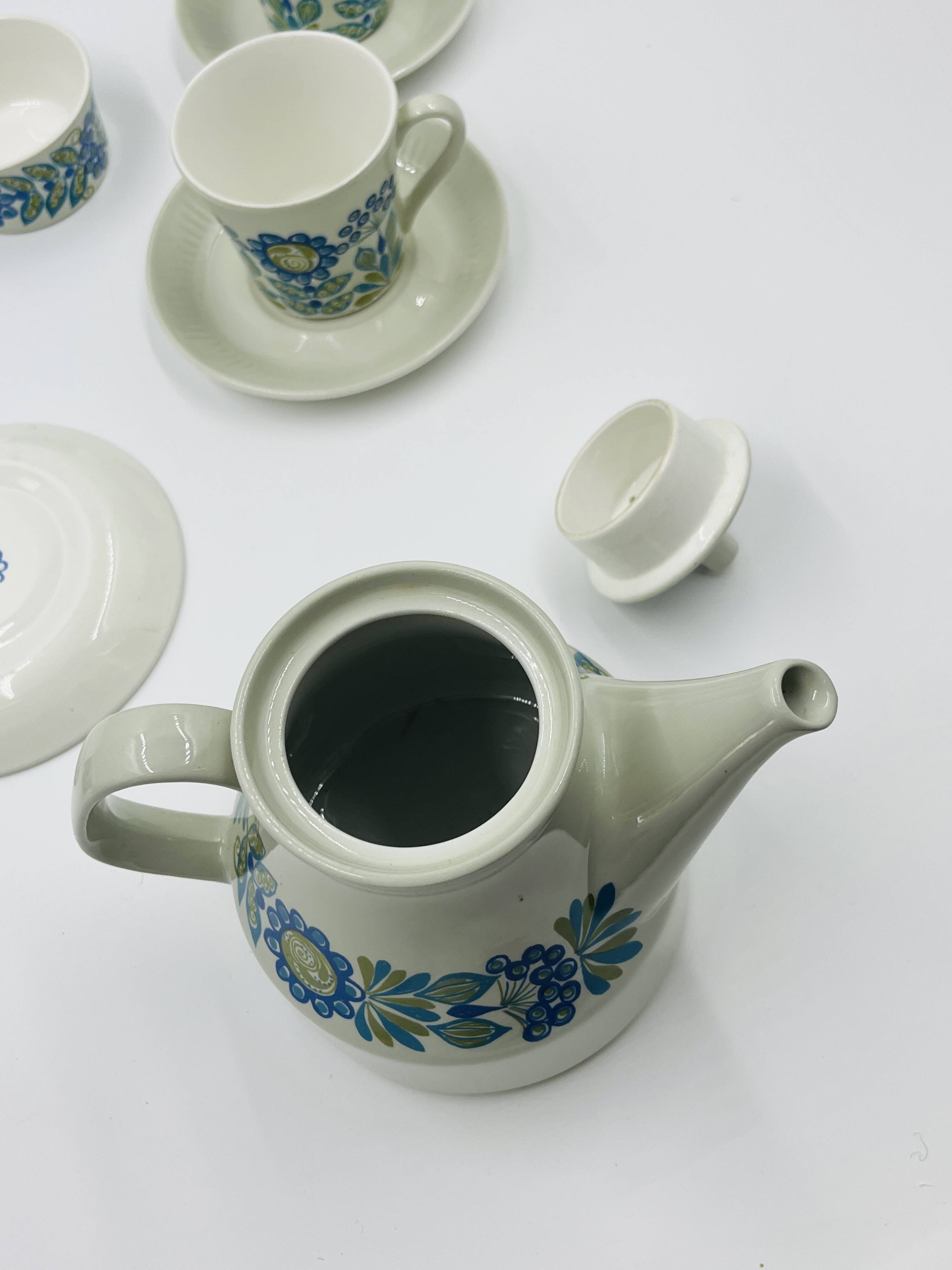 Scandinavian coffee service Tor Viking by Figgjo Flint