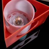 Geometrical, Orange Triangle-based Table Lamp