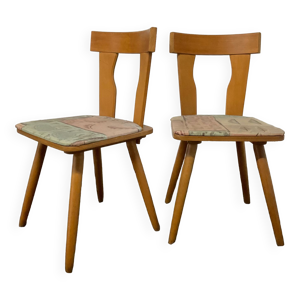 Paire de chaises bistrot