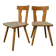 Paire de chaises bistrot scandinave des années 50-60