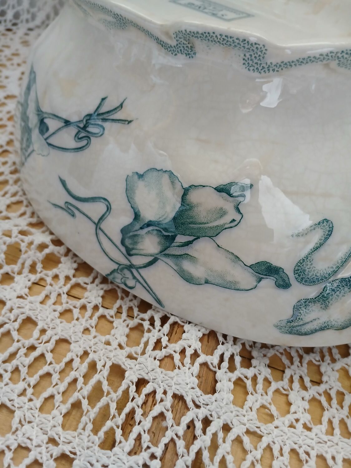 Antique Ironstone Soup Tureen/Vegetable Dish