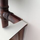 Antique bamboo mirror