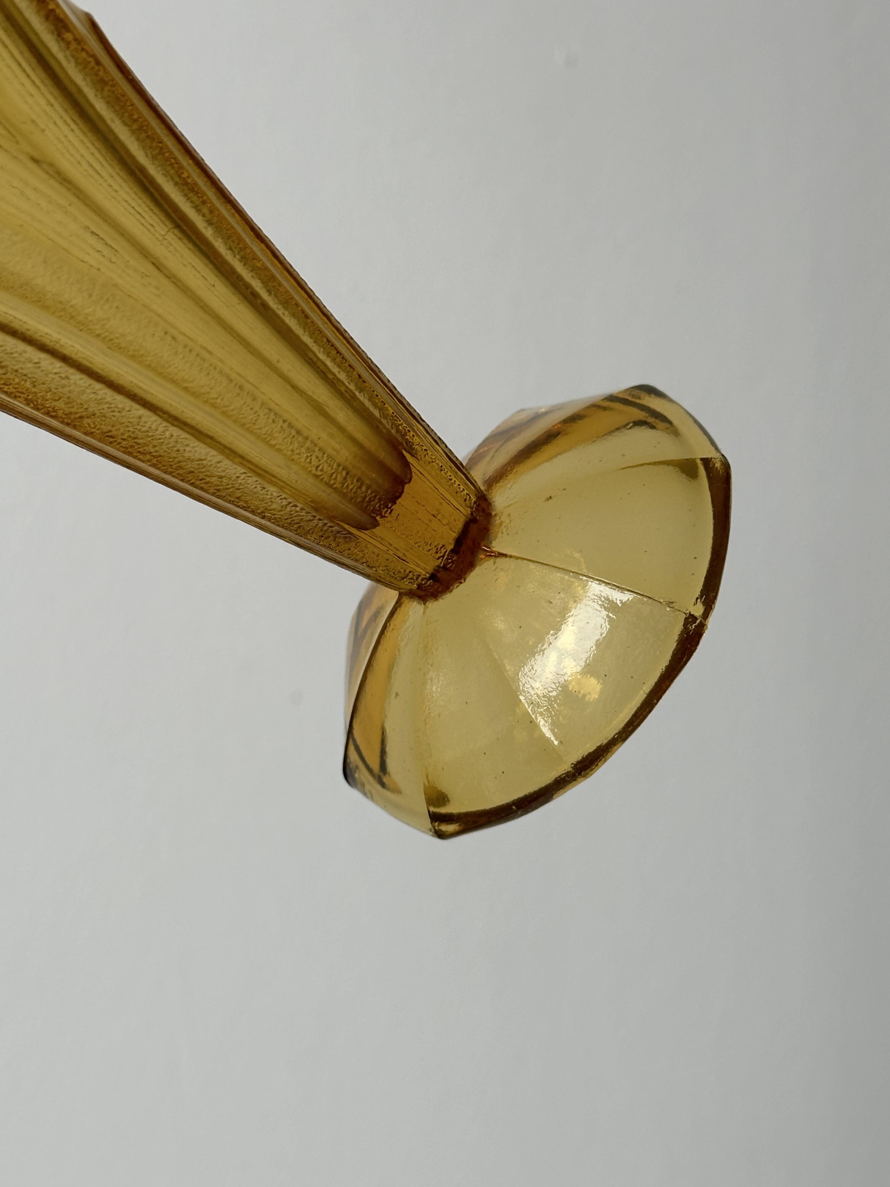 Art Deco amber vase