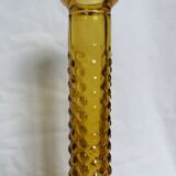 Carafe Empoli Italy Genie bottle in amber glass