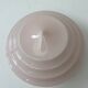Old art-deco pendant lamp in pink opaline