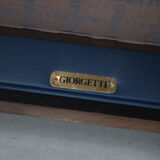 Fauteuil « peggy » des années 1980 par umberto asnago pour georgetti, italie