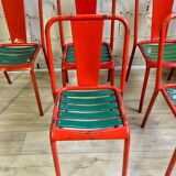 Set of 8 chairs Tolix T4