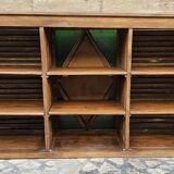 Old Burmese teak shop counter
