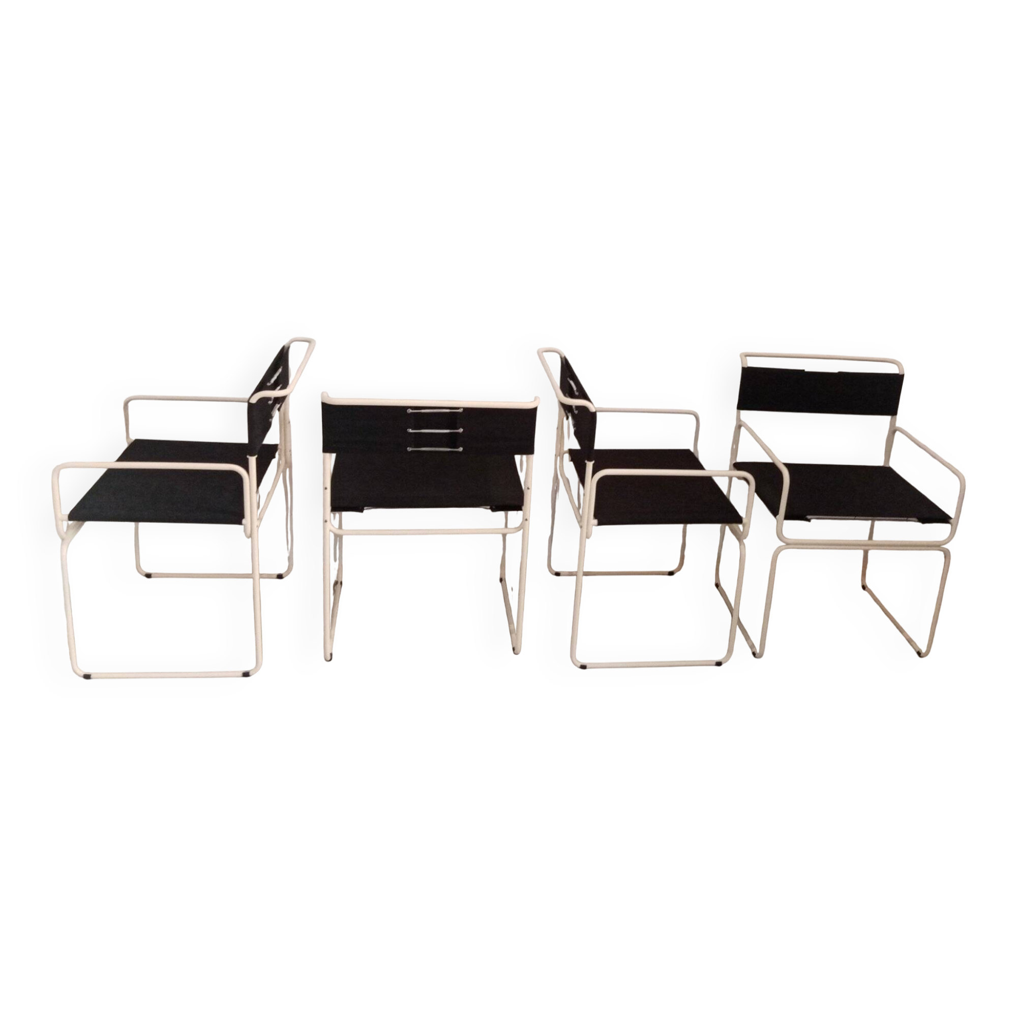 Chaises Minny par Giovanni Carini pour Planula, années 1970, ensemble de 4