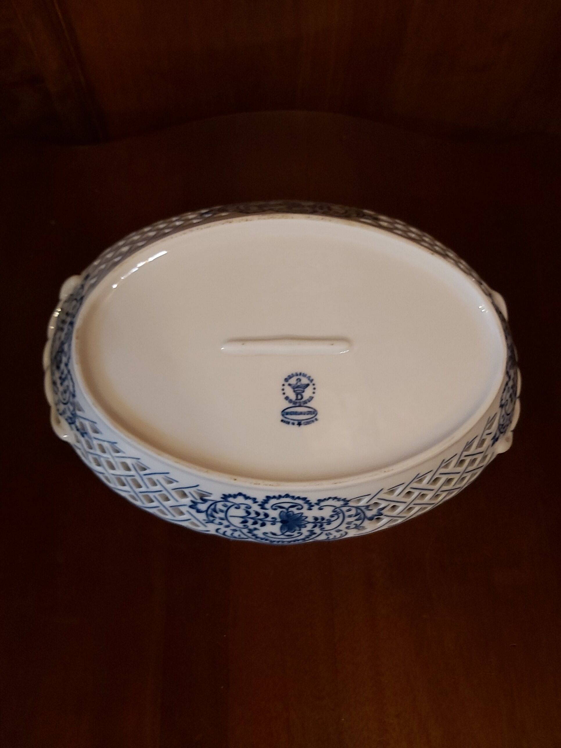 Zwiebelmuster Bohemia open cut