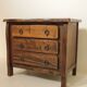 Commode brutaliste en orme Aranjou - Année 60