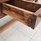 20th century walnut farmhouse table