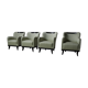 4 fauteuils Art Déco, 1930-1950