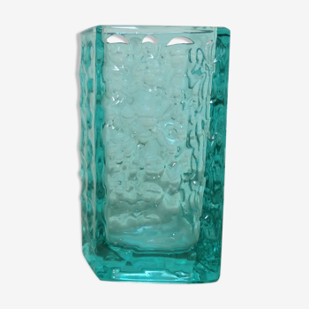 Vase Brabec turquoise vintage