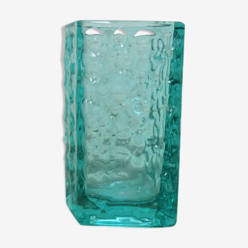 Vintage turquoise Brabec vase