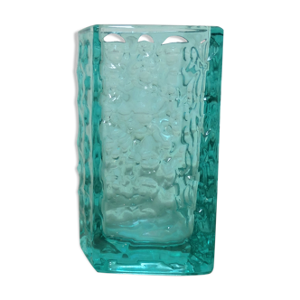 Vintage turquoise Brabec vase