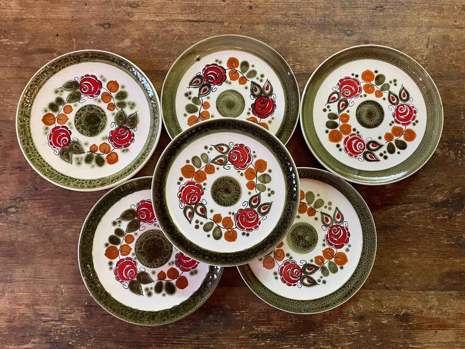 German ceramic plates