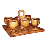 Coquetiers bois ensemble