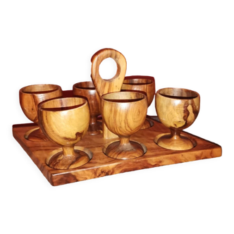 Coquetiers bois ensemble