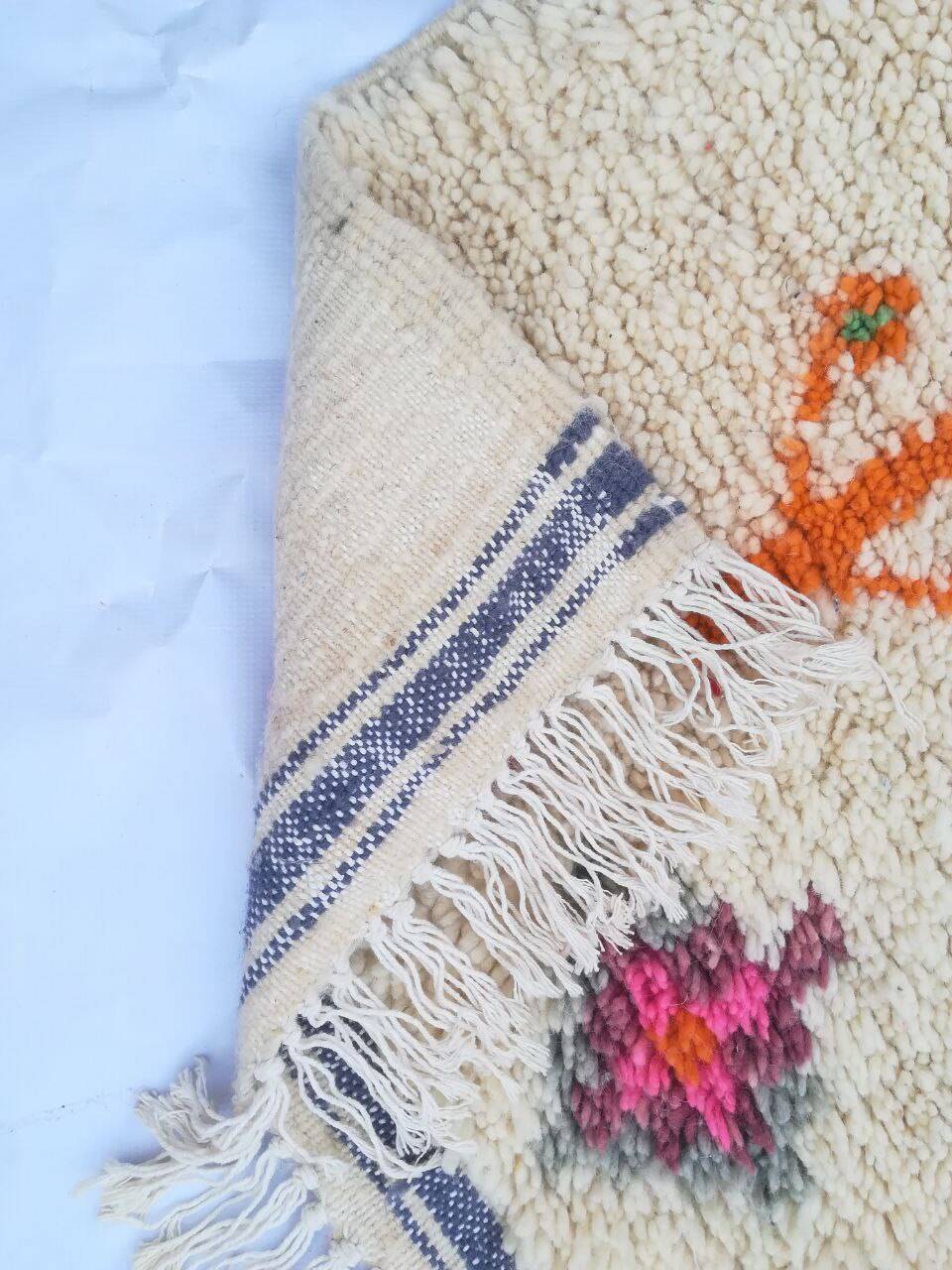 Handmade Moroccan Berber rug 278 X 156 CM