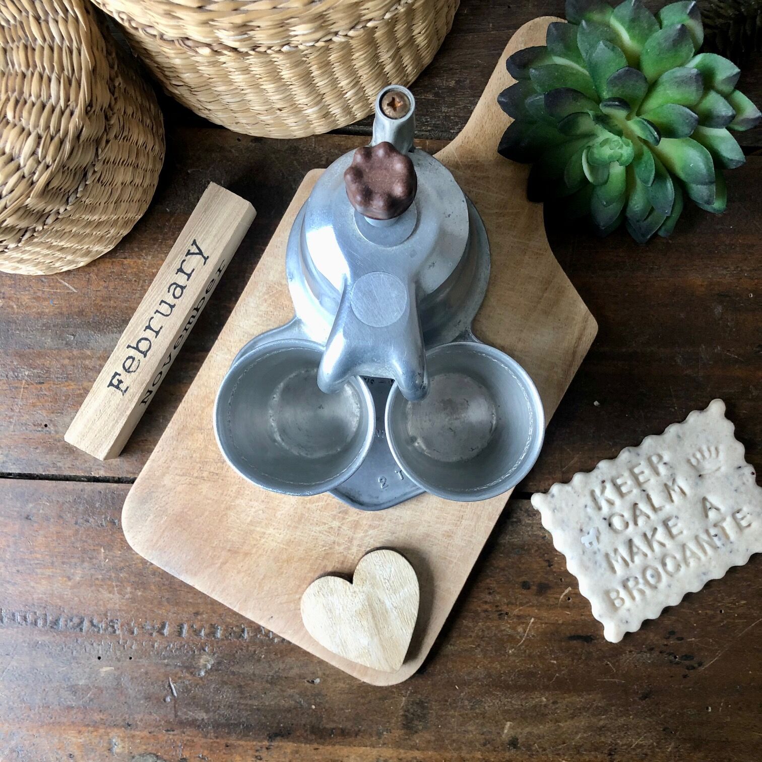 Vintage italian coffee maker "mignon 2 tazze"