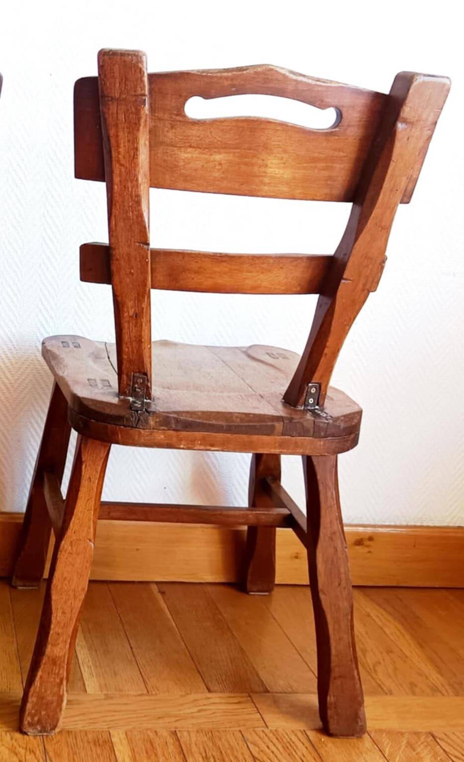 Brutalist ranch-style chair