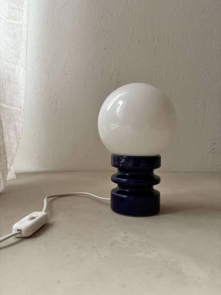 Dümler & Breiden table lamp from the 1970s, ceramic.