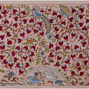 Tapis turc vintage noué à la main