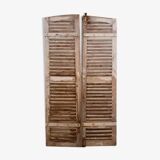 Pair of old shutters
