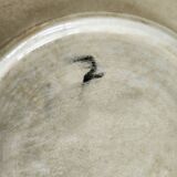 Rare antique earthenware asparagus plate. Salins-les-Bains