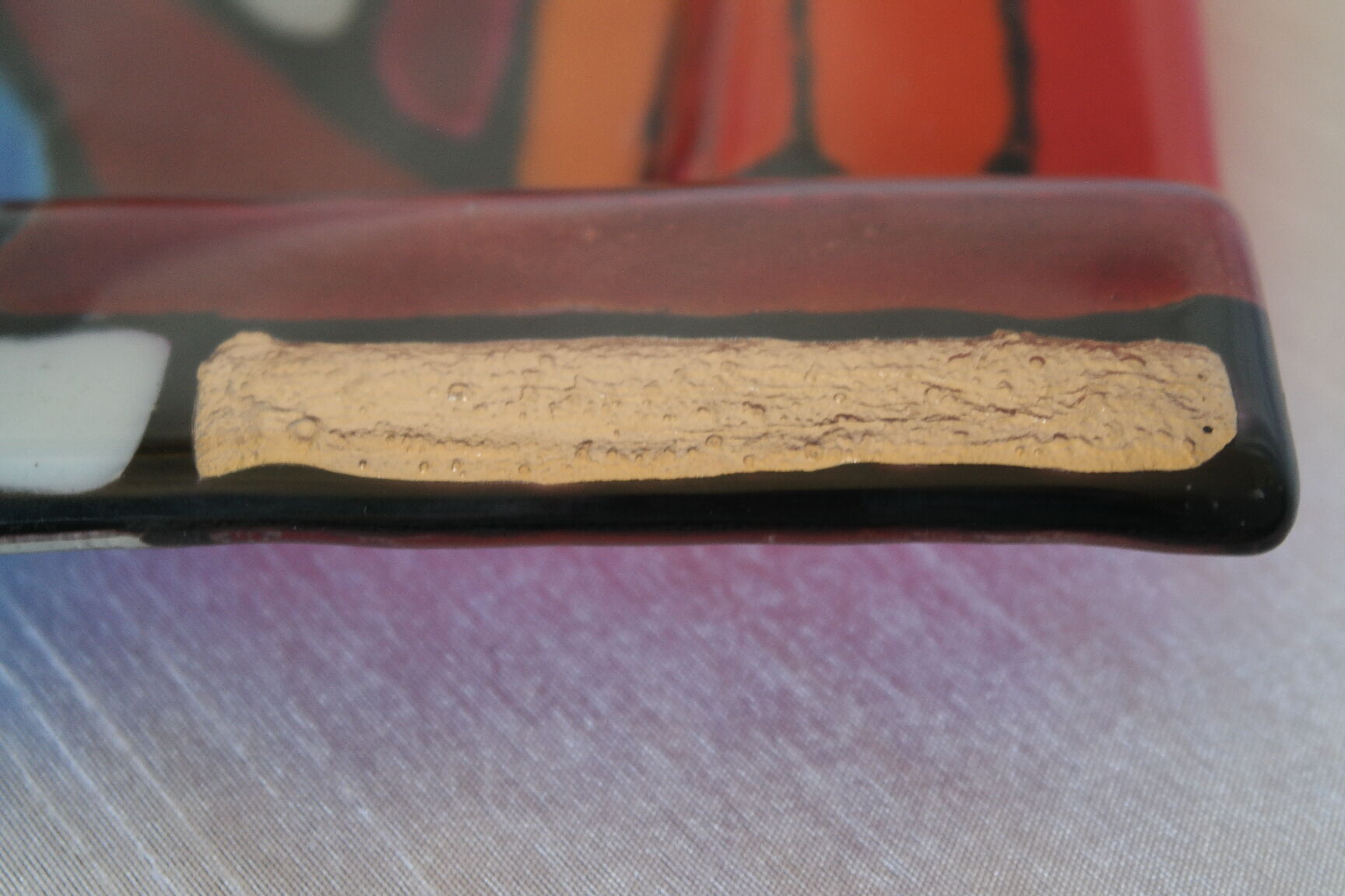 Empty murano glass pocket