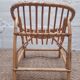 Set desk and armchair child rattan wicker 70s