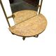 Vintage French Wall Console With Mirror, mid-century