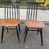 2 Scandinavian Fannett chairs by Ilmari Tapiovaara 1960