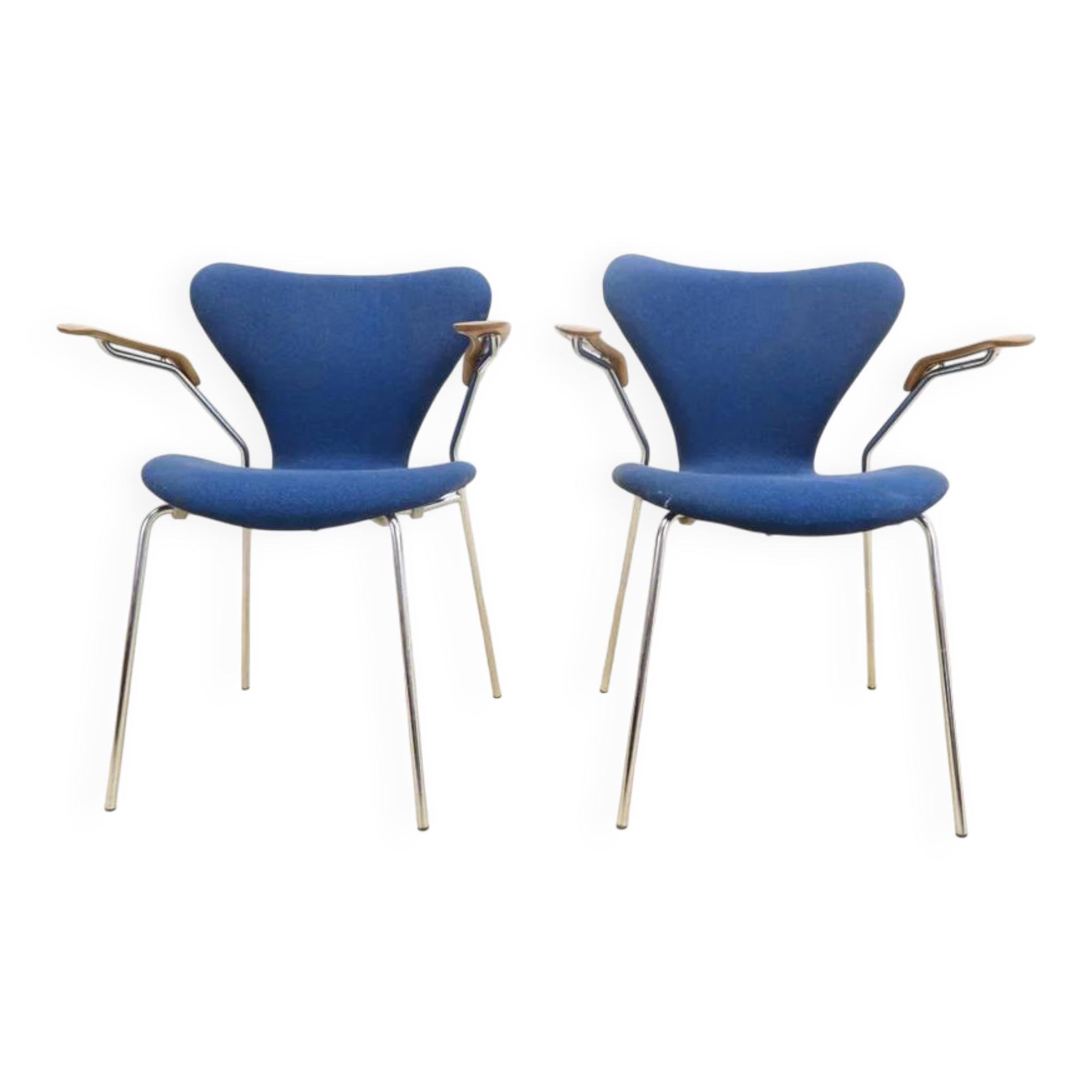 Paire de chaises Arne Jacobsen, années 1970
