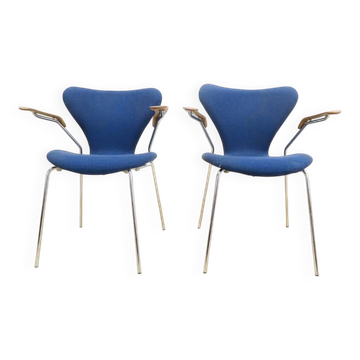 Paire de chaises Arne Jacobsen, années 1970