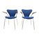 Paire de chaises Arne Jacobsen, années 1970