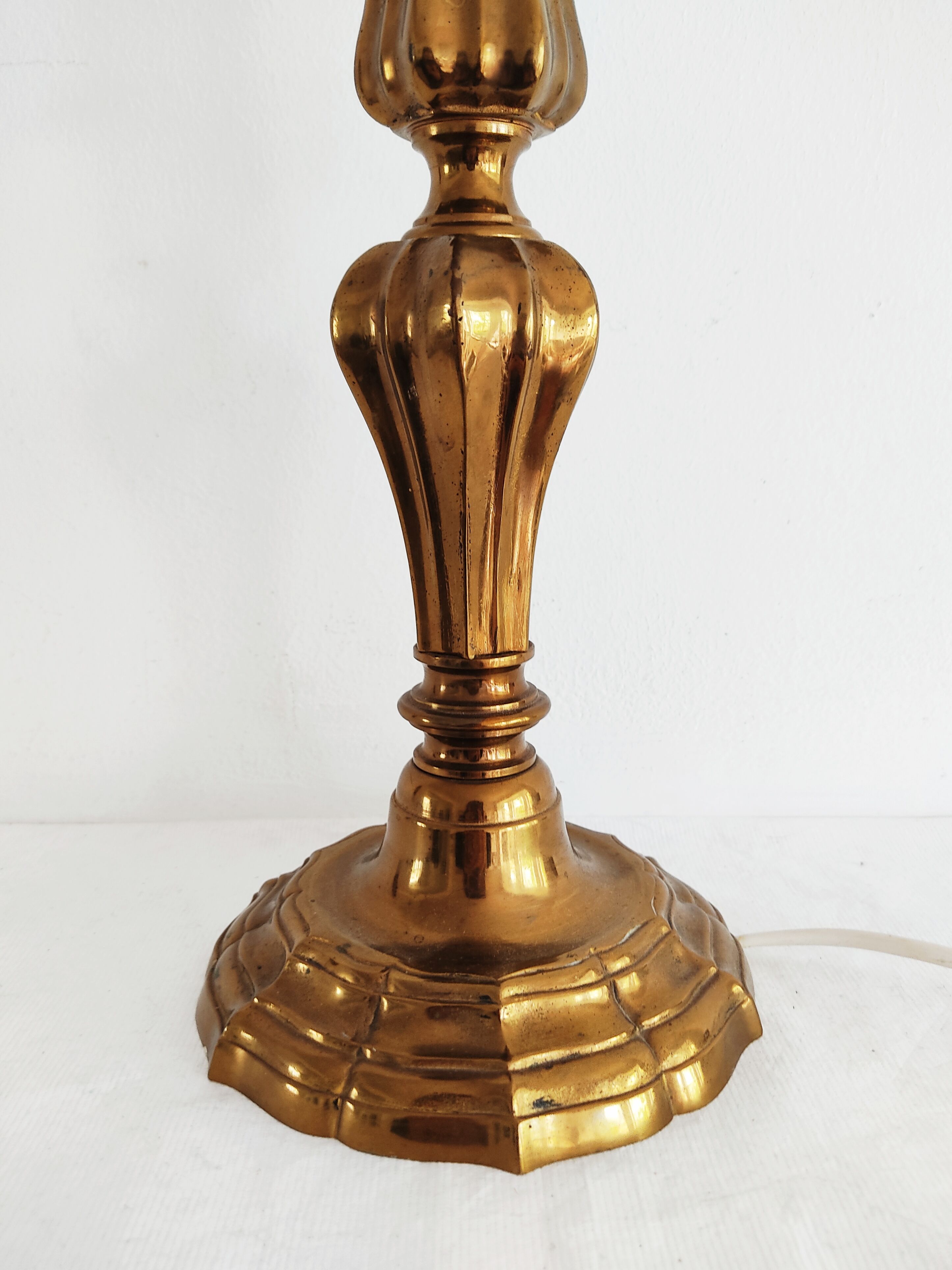 Bronze lamp foot around 1900 40 cm