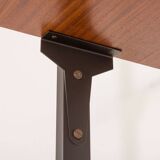 Italian vintage floor to celling wall unit with a bureau or a bar cabinet