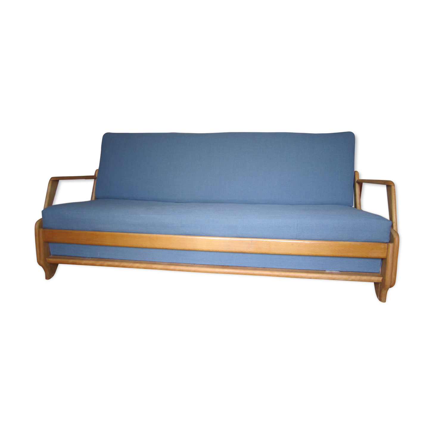 Sofa bed Gamba of 1963 re-upholstered