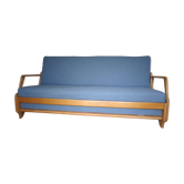 Sofa bed Gamba of 1963 re-upholstered