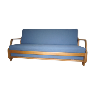 Sofa bed Gamba of 1963 re-upholstered