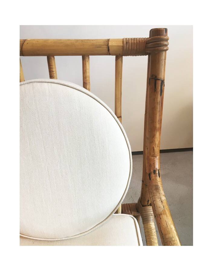 Bamboo armchair