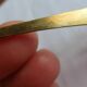 Vintage brass teaspoons