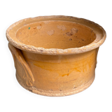 Old glazed ear pot