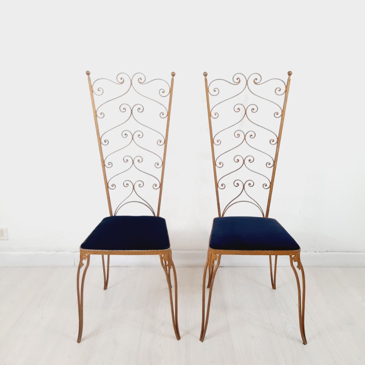 Pair of vintage chairs, design Pier Luigi Colli