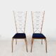 Paire de chaises vintage, design Pier Luigi Colli