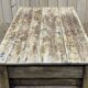 English flat desk in fir of the early twentieth century