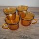 Duralex - lot de 4 tasses à café verre orange