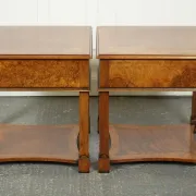 Nightstands in Walnut by Brights of Nettlebed